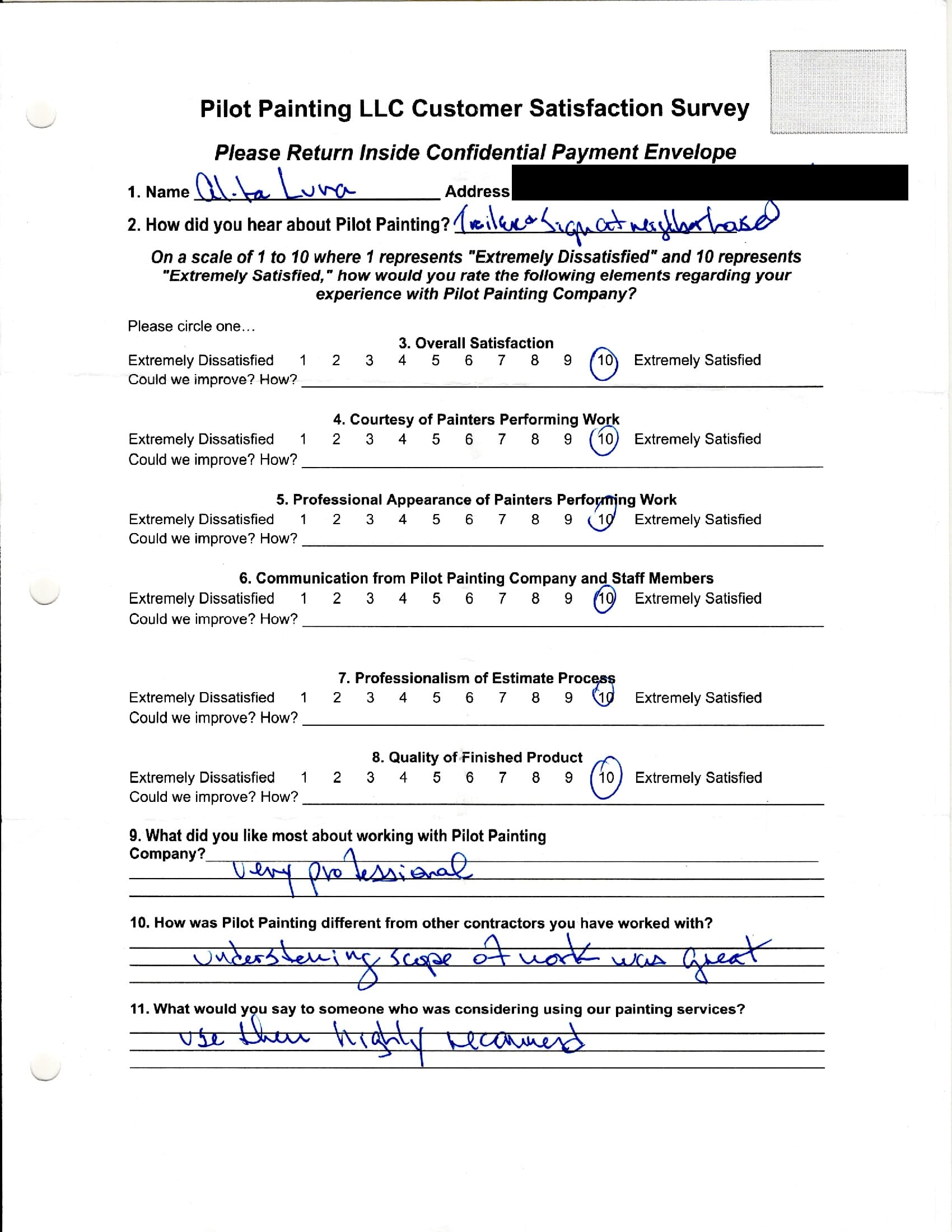 Alita Luna Survey