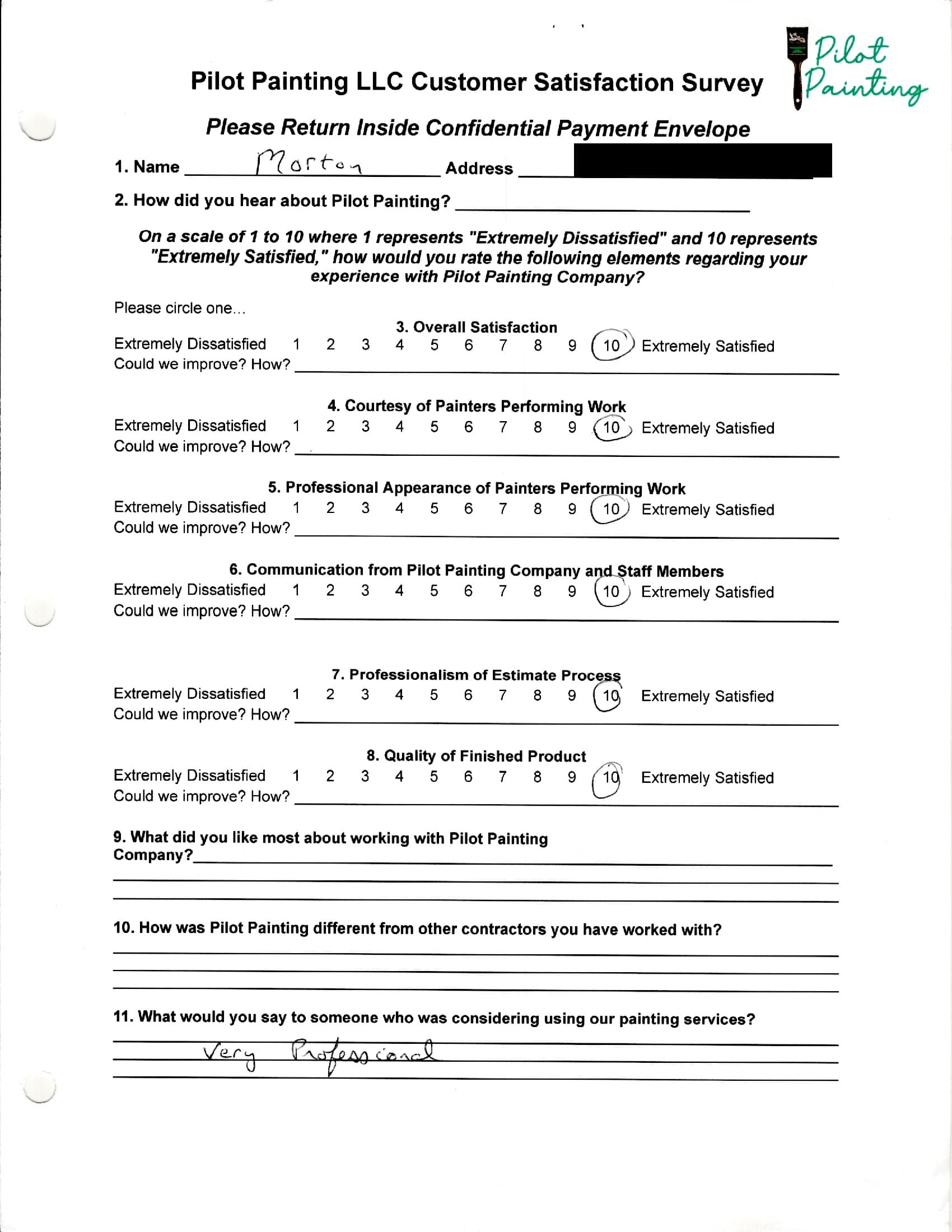 Morton Survey