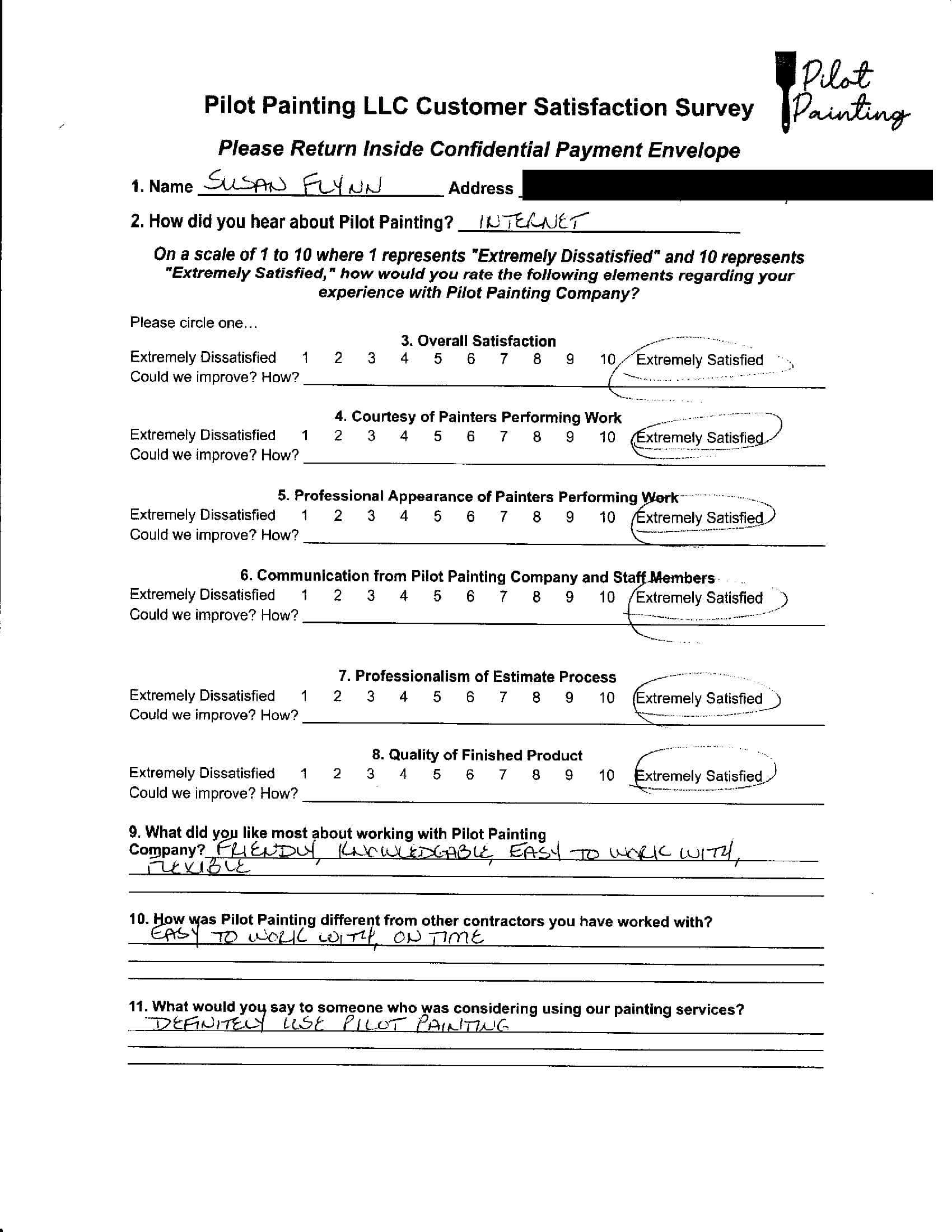 Susan Flynn Survey